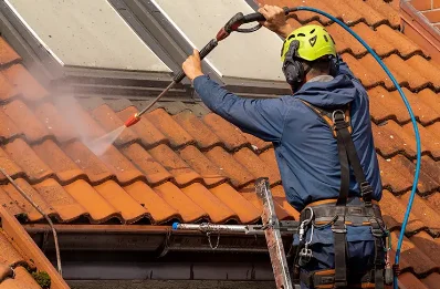 Démoussage et hydrofuge de toiture à Chemin